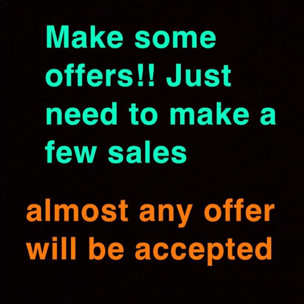 Please make any offer!!